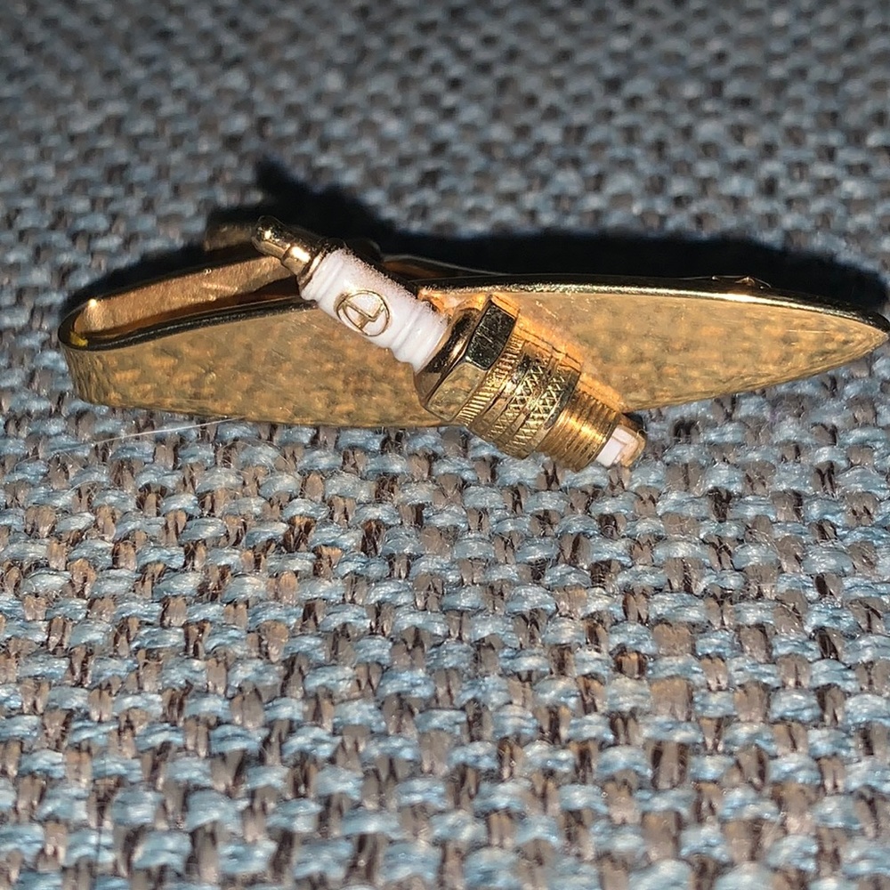 VINTAGE SPEIDEL SPARK PLUG TIE CLIP (1960’s)